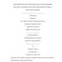 The Intersections of childhood trauma, trauma-informed practices, and special education