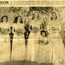 Meiping at Wedding from Scrapbook