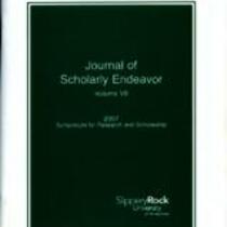Journal of Scholarly Endeavor