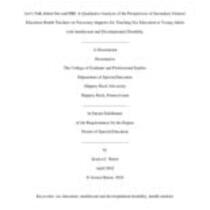 Let's talk about sex and IDD