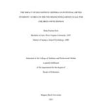 The impact of discontinue criteria on potential gifted students' scores on the Wechsler Intelligence Scale for Children - fifth edition