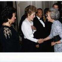 Cheng meets Nancy Reagan