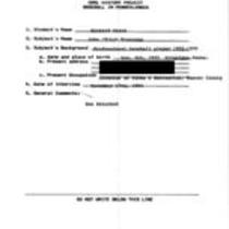 Francona, John Interview Transcript