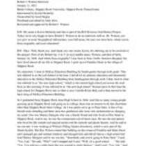Watson, Robert Interview Transcript