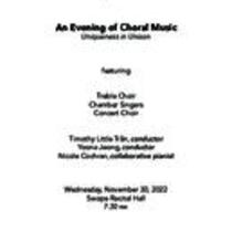 An Evening of Choral Music