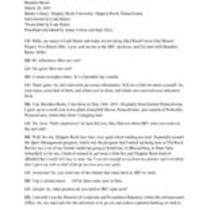 Berns, Brandon Interview Transcript