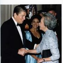 Cheng meets Ronald Reagan