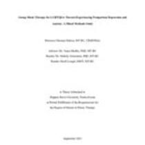 Group music therapy for LGBTQIA+ parents experiencing postpartum depression and anxiety