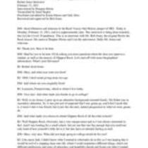 Jones, Bob Interview Transcript