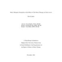 Music therapists' perceptions of the effects of tele-music therapy on client access