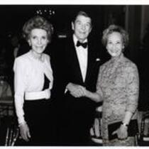 Cheng with Reagans