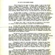 My Life in the United States by Nien Cheng