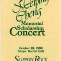 Meiping Memorial Scholarship Concert Program