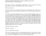 Hannon, Thomas Interview Transcript