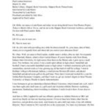 Lueken, Paul Interview Transcript