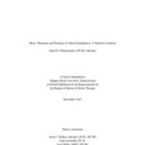 Music therapists and feelings of clinical inadequacy