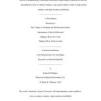 Effects of implementing a transition curriculum using Google Classroom on the self-determination, post-secondary readiness, and career readiness skills of high school students with high incidence disabilities