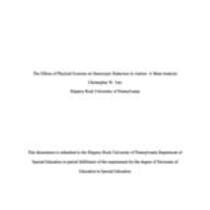 The effects of physical exercise on stereotypic behaviors in autism