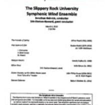 The Slippery Rock University Symphonic Wind Ensemble