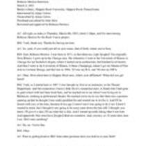 Morrice, Rebecca Interview Transcript