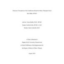 Clinicians' perceptions of the certification board for music therapists exam