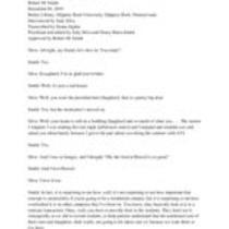 Smith, Robert Interview Transcript